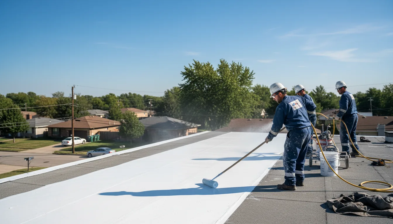Commercial roof coating in Rouses Point, NY near me